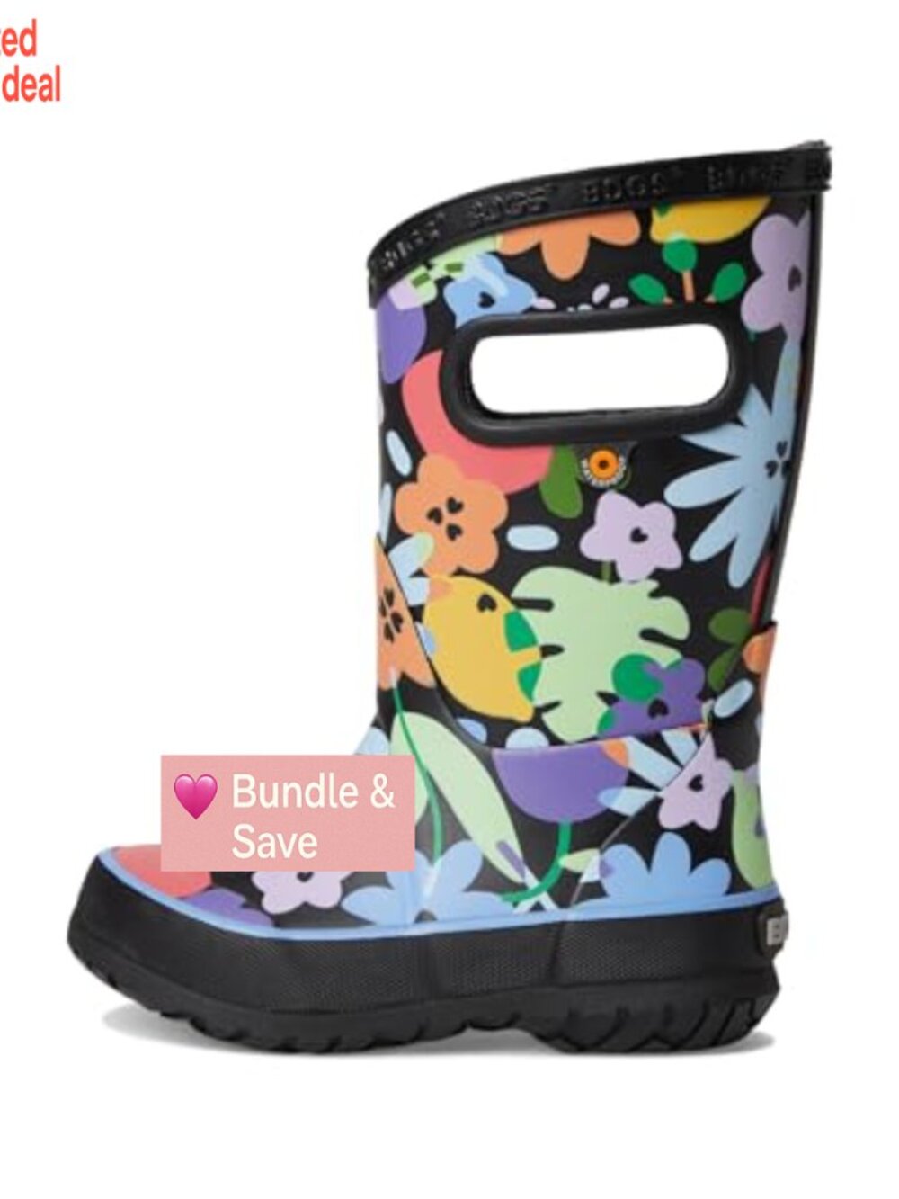 Kids Rain Boots - Waterproof Calf-High Pull-On - Picture 4 of 7